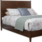 Brown Solid Wood California King Bed Frame