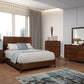 Brown Solid Wood California King Bed Frame