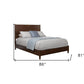 Walnut Solid Wood King Bed Frame