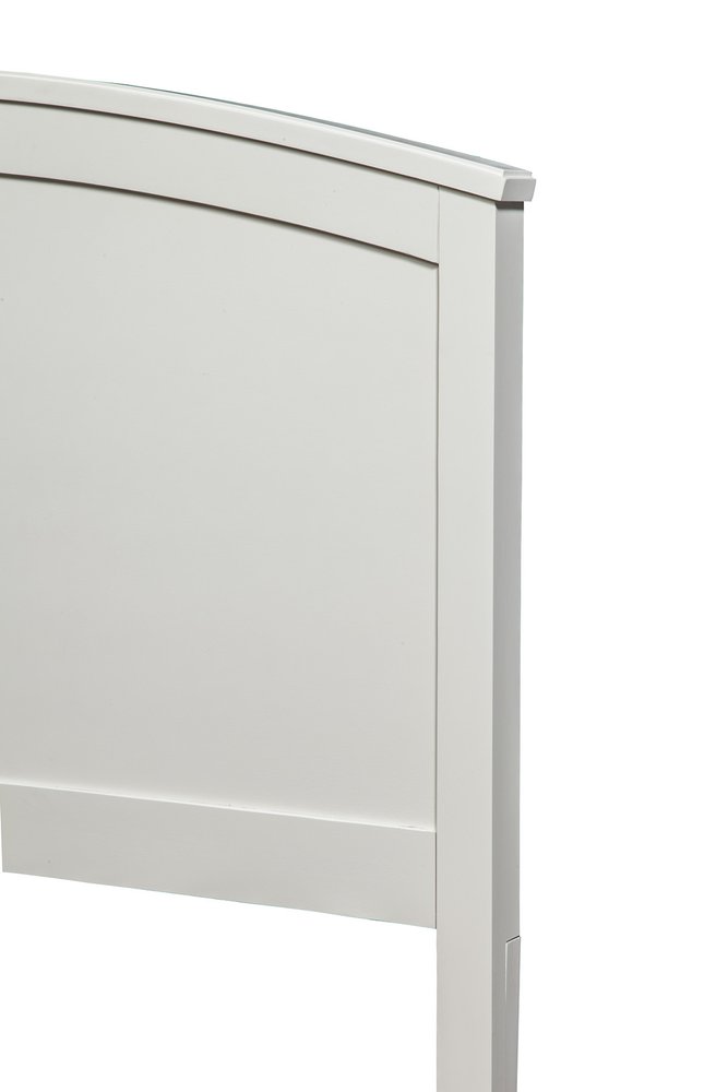 White Solid Wood California King Bed Frame