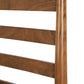 Brown Slat Back Solid Wood Full Bed Frame