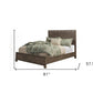 Gray Distressed Solid Wood Full Bed Frame