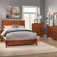 Brown Solid Wood Full Bed Frame