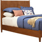 Brown Solid Wood Full Bed Frame