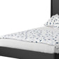 Black Solid Wood Full Bed Frame