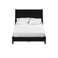 Black Solid Wood Full Bed Frame