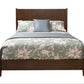 Brown Solid Wood Full Bed Frame