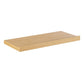 23" Oak Wood Wall Mounted Floating Shelf