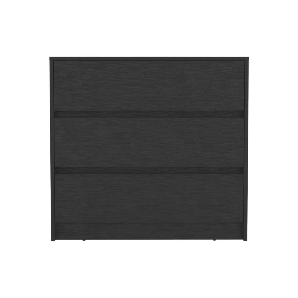 33" White Three Drawer Dresser