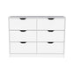 42" Black Four Drawer Dresser