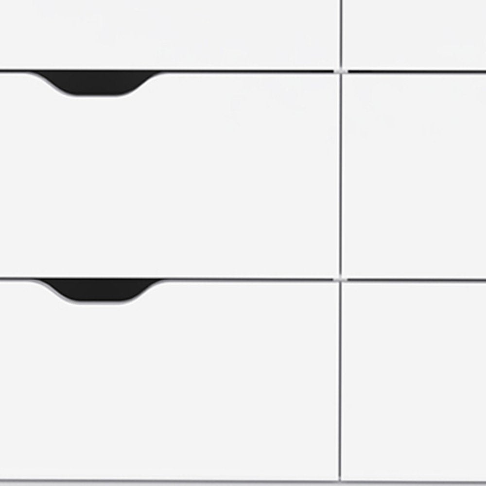 42" Black Four Drawer Dresser
