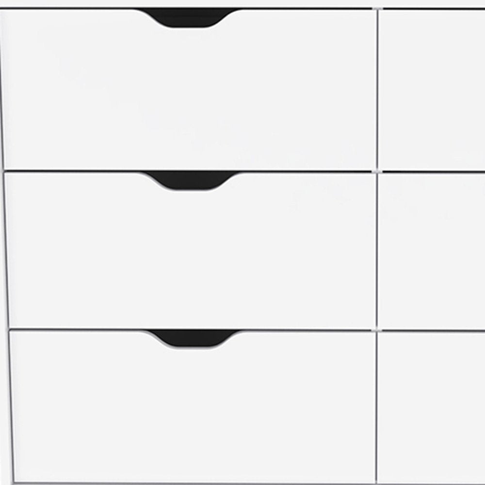 42" Black Four Drawer Dresser