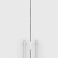 26" White Wood Wall Mounted Utlity Cabinet With Two Doors