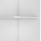 62" White Wood Corner Utility Cabinet With Two Doors