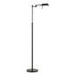 61" Bronze Adjustable Swing Arm Floor Lamp