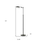 61" Bronze Adjustable Swing Arm Floor Lamp