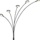 72" Bronze Five Light LED Arc Floor Lamp