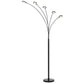 72" Bronze Five Light LED Arc Floor Lamp