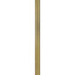 62" Brass Tray Table Floor Lamp With White Square Shade