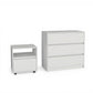 Two Piece White Bedroom Set