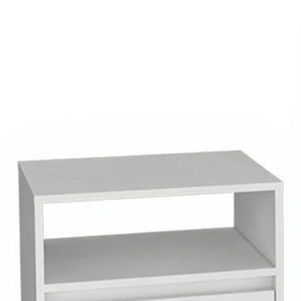 Two Piece White Bedroom Set