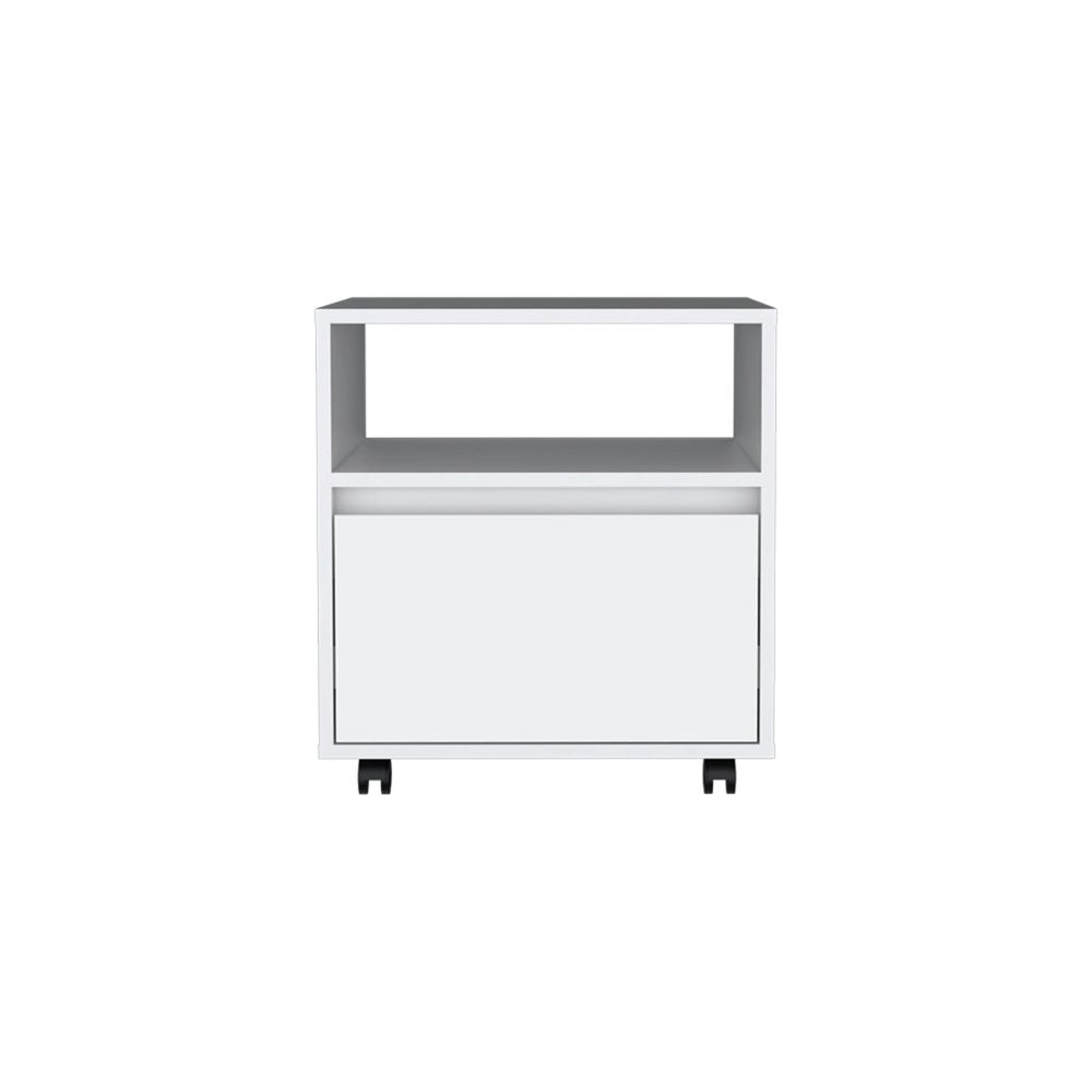 Two Piece White Bedroom Set