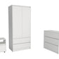 Three Piece White Bedroom Set