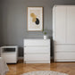 Three Piece White Bedroom Set