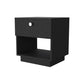 Two Piece Black Bedroom Set