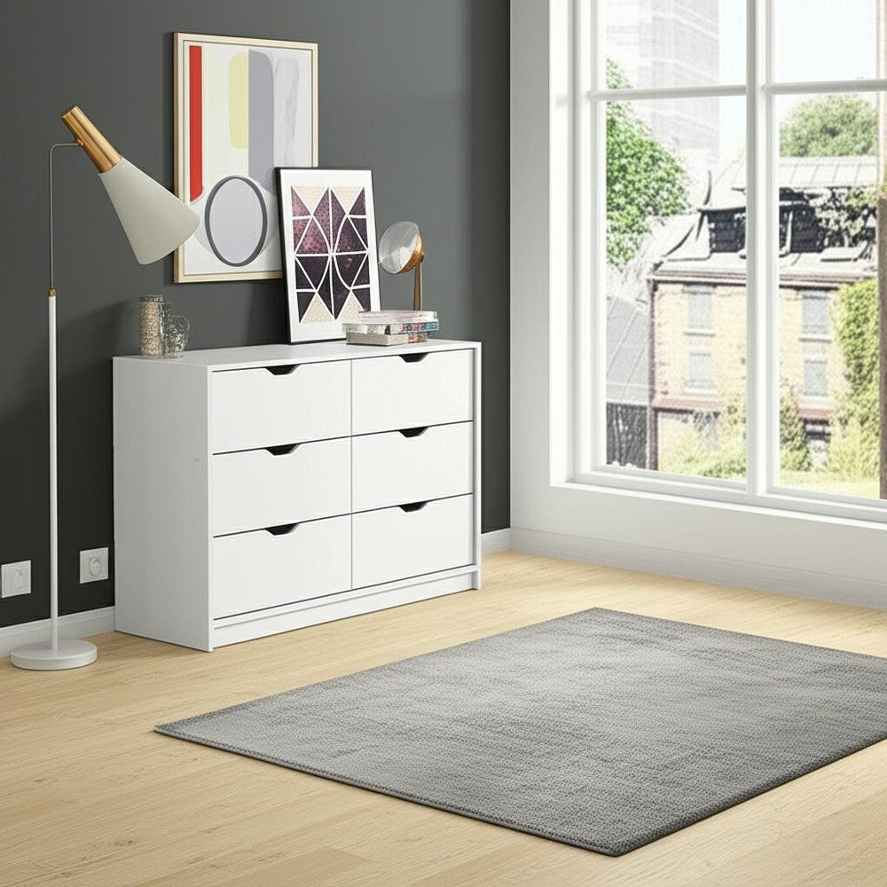 Two Piece White Bedroom Set