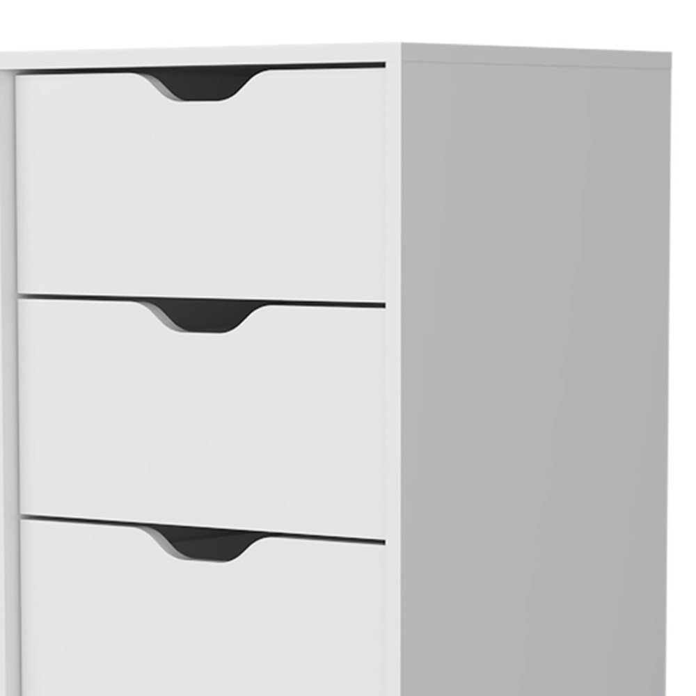 Two Piece White Bedroom Set