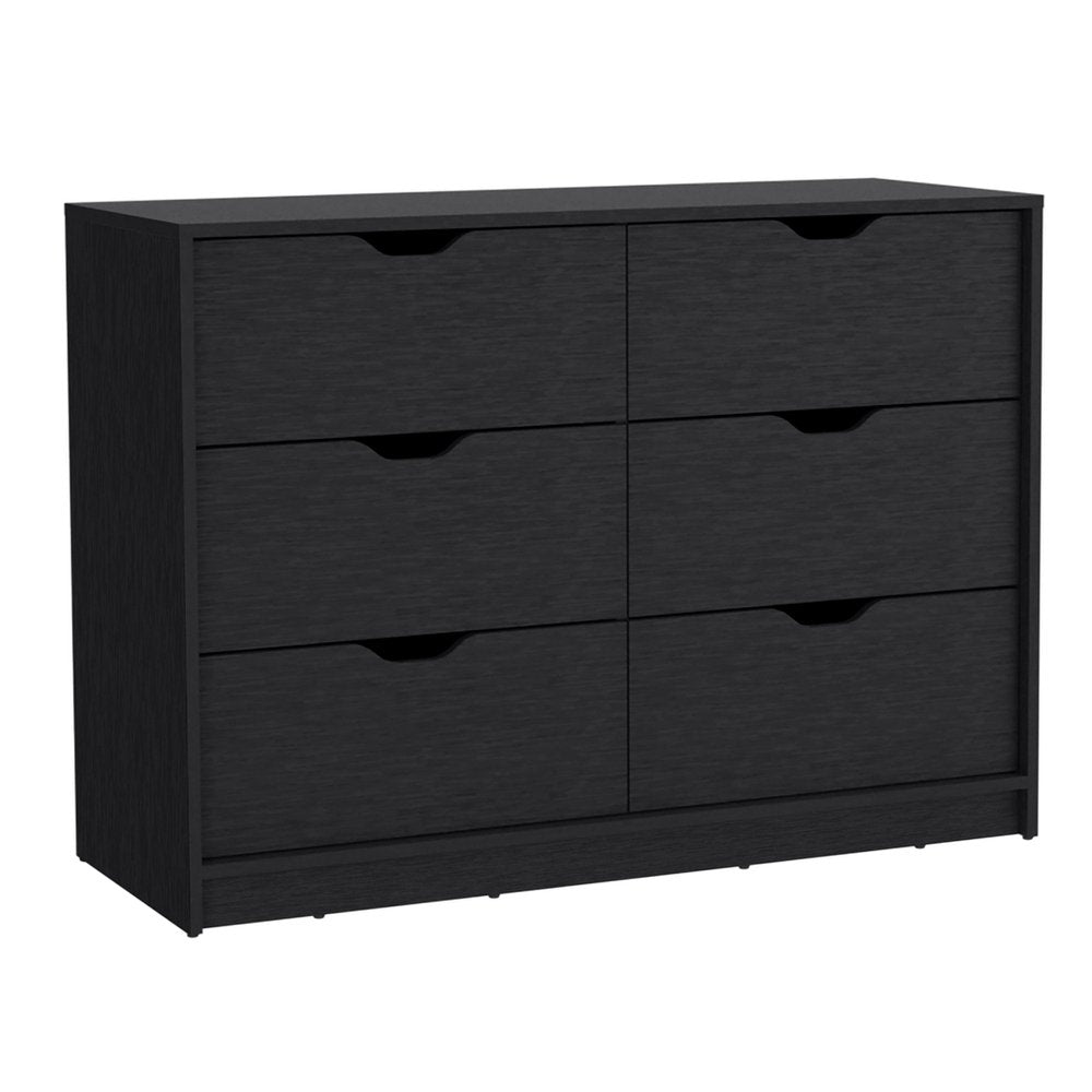 Two Piece Black Bedroom Set