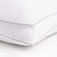 Set of Two Microfiber Down Alternative Medium Hypoallergenic King Size Bed Pillows