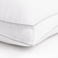 Set of Two Microfiber Down Alternative Medium Hypoallergenic King Size Bed Pillows