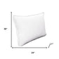 Set of Two Microfiber Down Alternative Medium Hypoallergenic King Size Bed Pillows