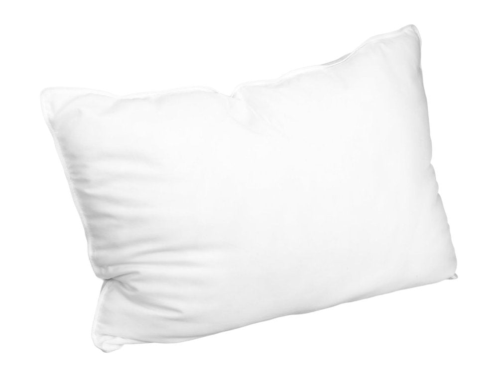 Set of Two Microfiber Down Alternative Medium Hypoallergenic King Size Bed Pillows