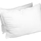 Set of Two Microfiber Down Alternative Medium Hypoallergenic King Size Bed Pillows