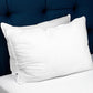 Set of Two Microfiber Down Alternative Medium Hypoallergenic King Size Bed Pillows
