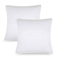 Set of Two Microfiber Down Alternative Medium Hypoallergenic European Size Bed Pillows