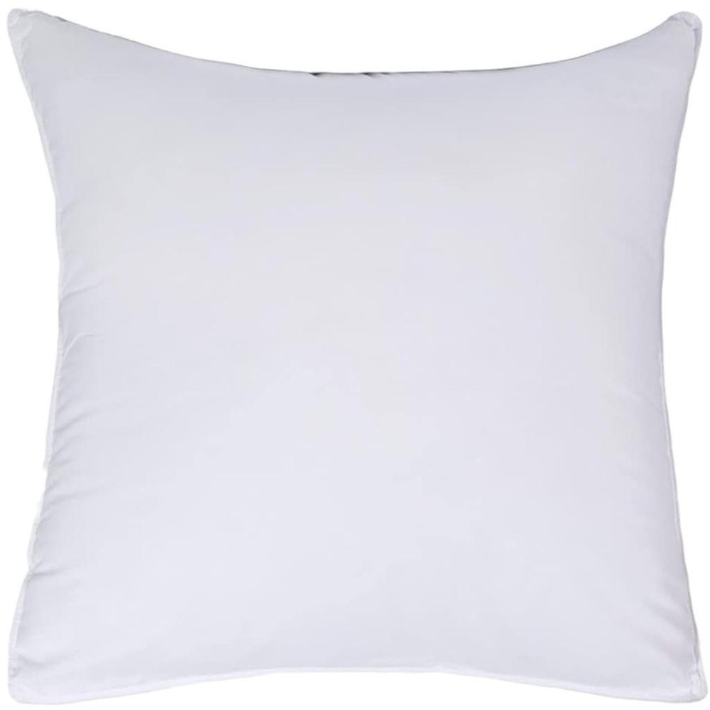 Set of Two Microfiber Down Alternative Medium Hypoallergenic European Size Bed Pillows