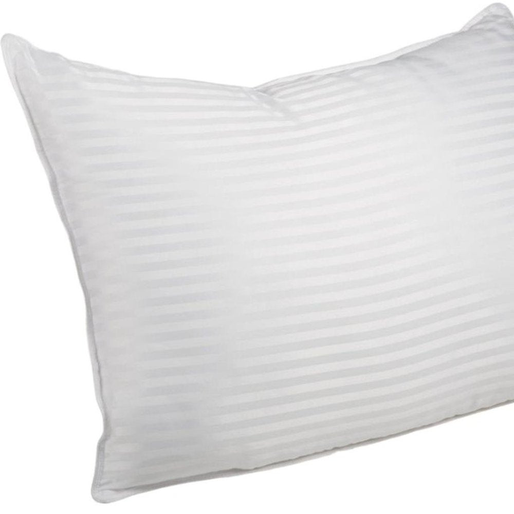 Set of Two Microfiber Down Alternative Medium King Size Bed Pillows