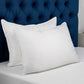 Set of Two Microfiber Down Alternative Medium King Size Bed Pillows