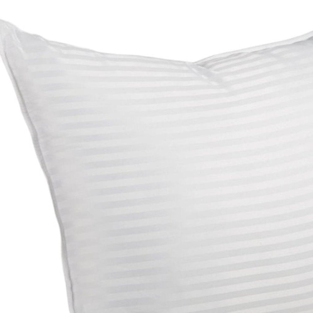 Set of Two Microfiber Down Alternative Medium Standard Size Bed Pillows