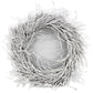 28" White Willow Dried Wreath