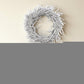 28" White Willow Dried Wreath