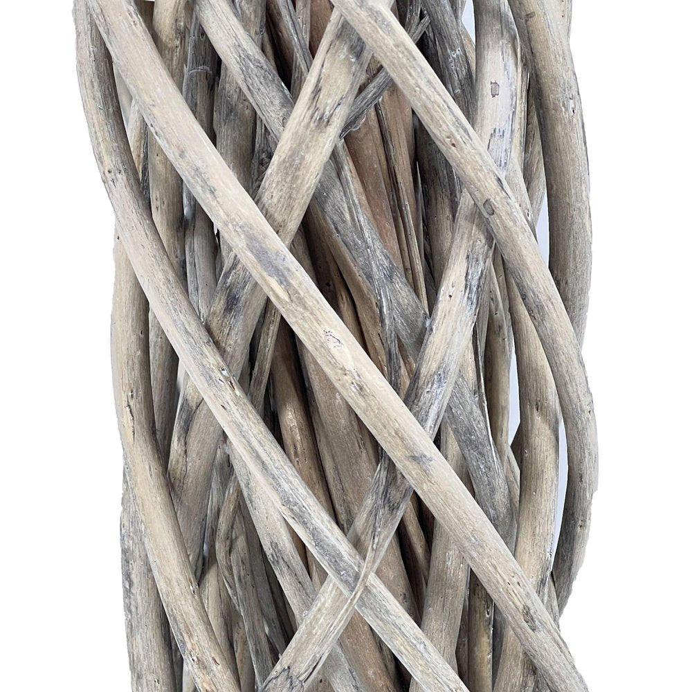 22" Natural Gray Willow Dried Wreath