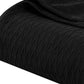 King Black Cotton Plain Weave Geometric Blanket