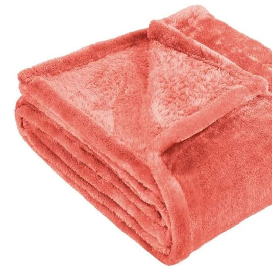14" X 15" Coral Fleece Plush Throw Blanket