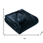50" X 60" Navy Blue Fleece Plush Throw Blanket