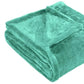 Twin Turquoise Fleece Plush Blanket